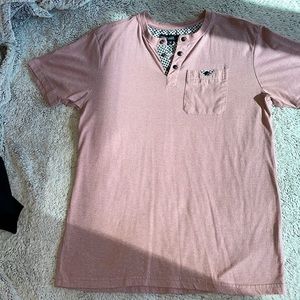 Men’s short sleeve Henley shirt